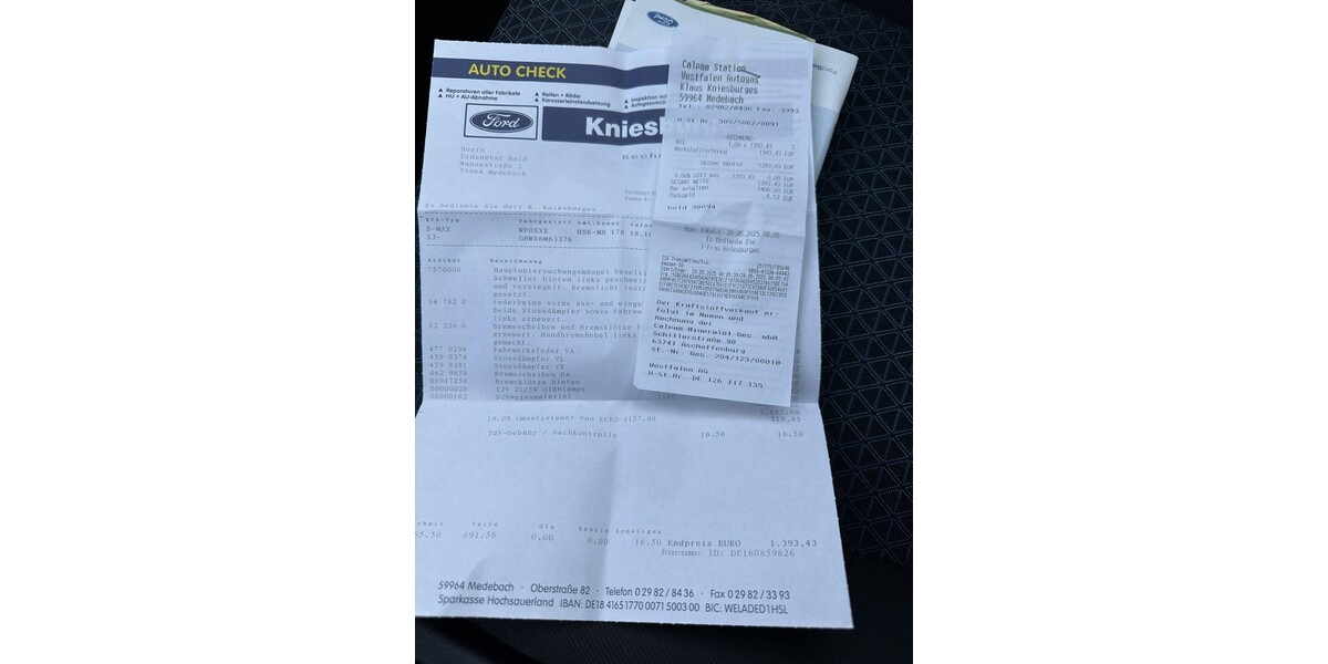 Ford S-Max 262.000 km 2.800 &euro; Medebach 59964