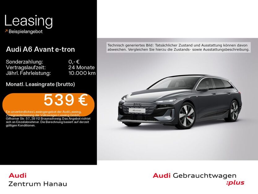 Audi A6 e-tron 9.500 km 65.419 € Hanau 63452