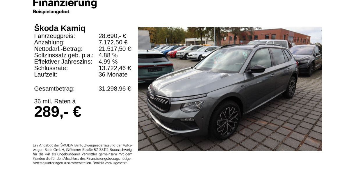 Skoda Kamiq 24.597 km 28.490 &euro; Gifhorn 38518