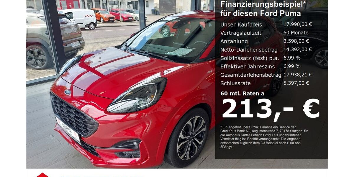 Ford Puma 49.856 km 17.990 &euro; Lebach 66822