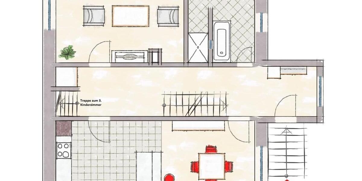 Doppelhaushälfte Lippstadt - 8 Zimmer, 165 m&sup2;, 1.450&euro; | Angebot:25281298