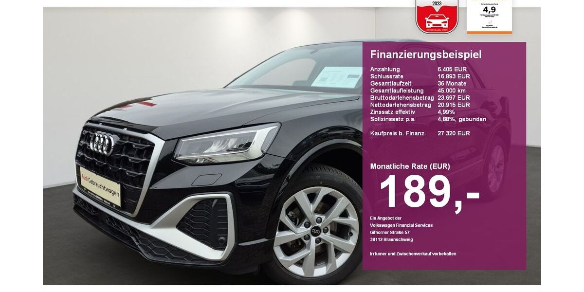 Audi Q2 16.100 km 27.320 &euro; Albbruck 79774