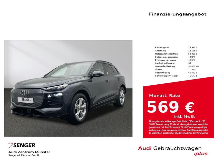 Audi Q6 e-tron 9.000 km 76.990 € Münster 48153
