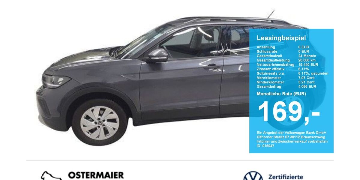 VW T-Cross 5.590 km 19.440 &euro; Vilsbiburg 84137