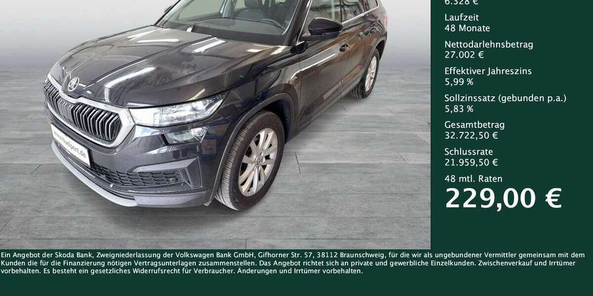 Skoda Kodiaq 28.767 km 33.330 &euro; Dortmund 44269