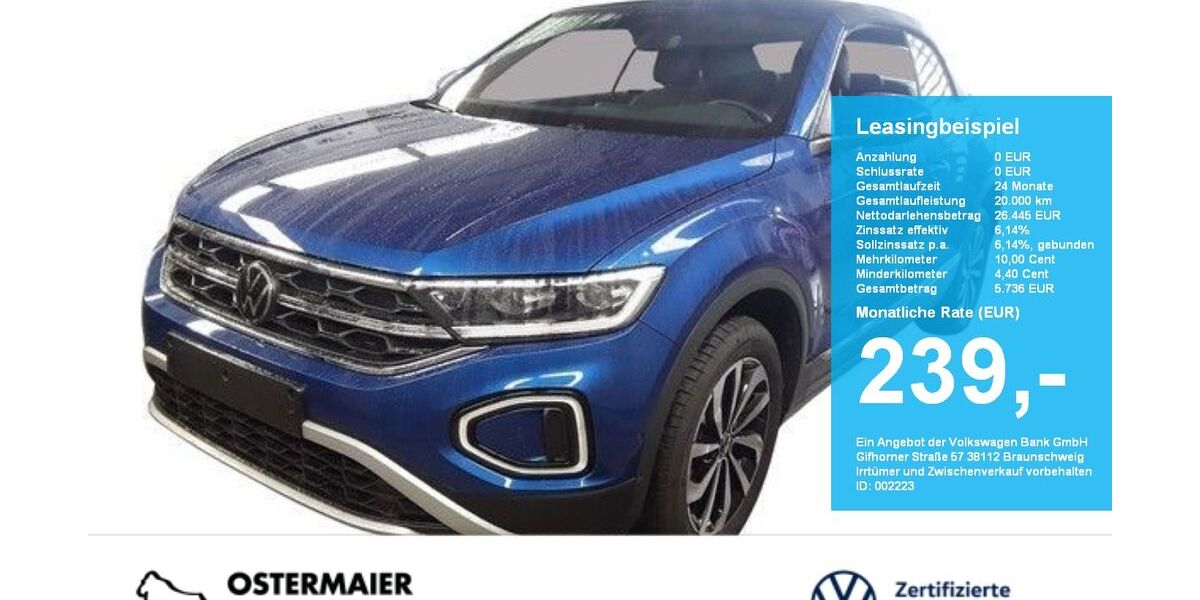 VW T-Roc 4.210 km 26.445 &euro; Vilsbiburg 84137