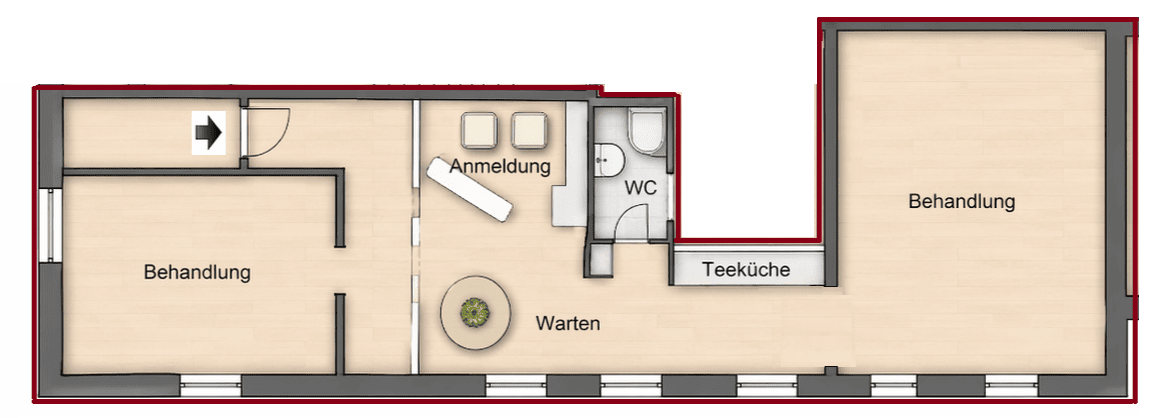 Gewerbeobjekt Kaufungen Oberkaufungen - 2 Zimmer, 77 m&sup2;, 99.000&euro; | Angebot:26859055