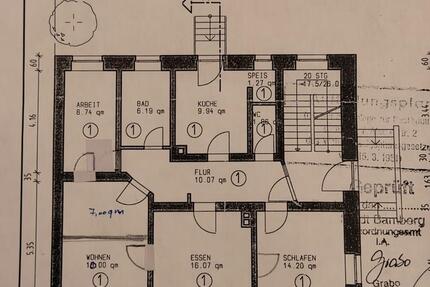 Wohnung Bamberg Gärtnerstadt - 4 Zimmer, 85 m&sup2;, 800&euro; | Angebot:25370228