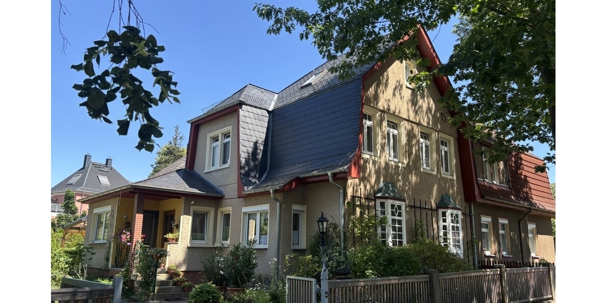 Grünes Paradies für Groß und Klein: Großzügige Doppelhaushälfte in absolut ruhiger Idylle - Doppelhaushälfte Weinböhla | Angebot:27022913
