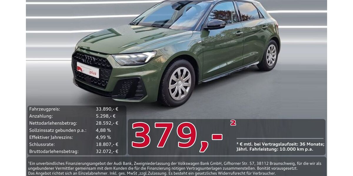 Audi A1 14.900 km 33.490 &euro; Ingolstadt 85057