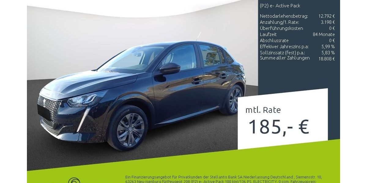 Peugeot 208 26.355 km 15.884 &euro; Ahaus 48683