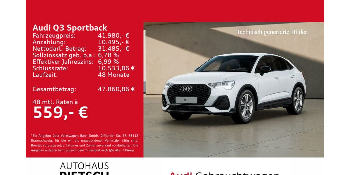 Audi Q3 5.765 km 41.980 € Melle 49324