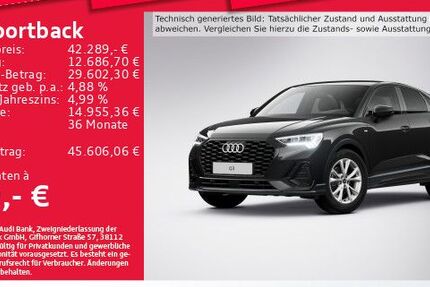 Audi Q3 20.240 km 42.289 € Eching 85386