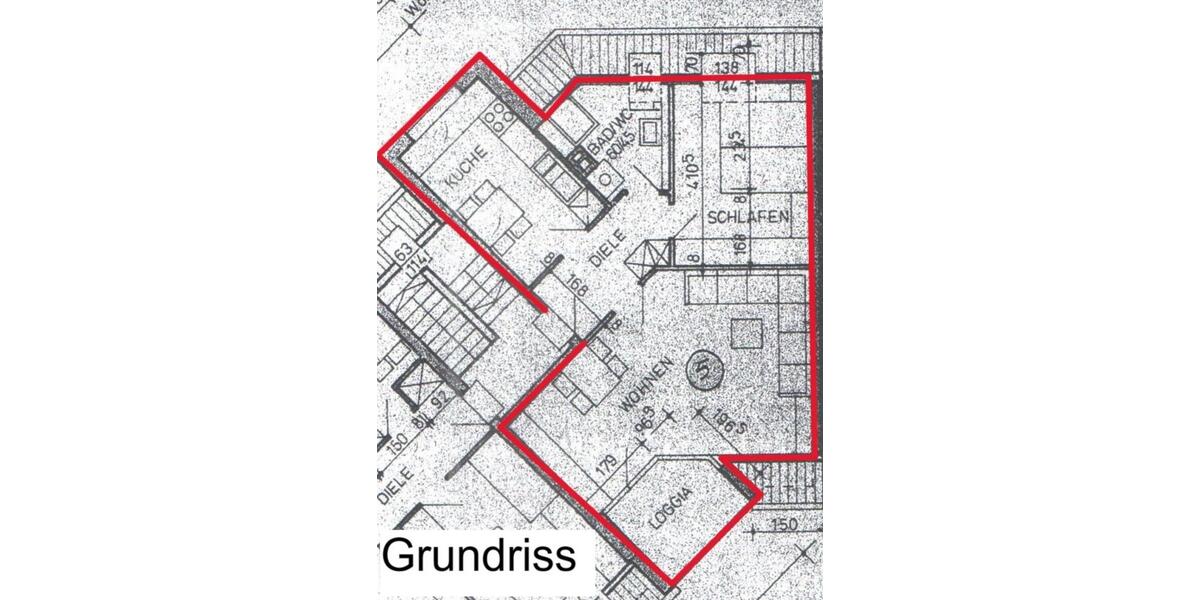 Dachgeschoßwohnung Wuppertal Dornap - 2 Zimmer, 65 m&sup2;, 159.000&euro; | Angebot:24727949