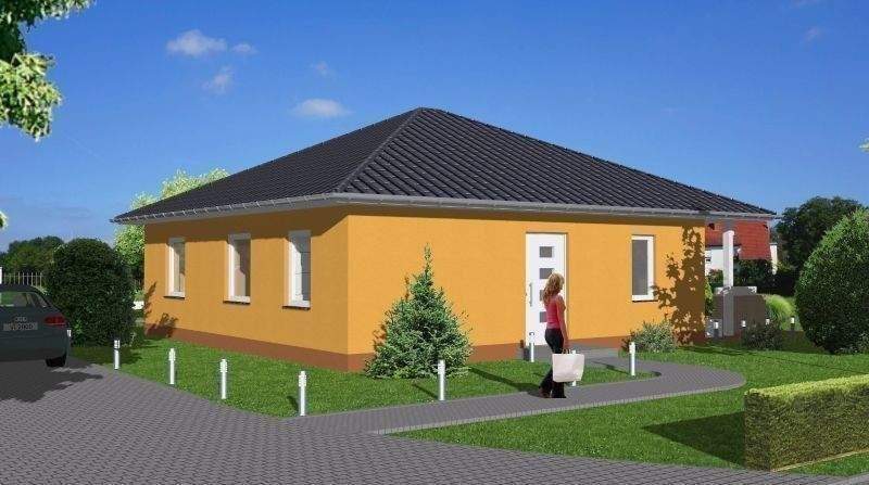 Wie wär es mit einem Bungalow? ( individuelles Architektenhaus ) in Traumlage in Panketal ! im Alleinauftrag