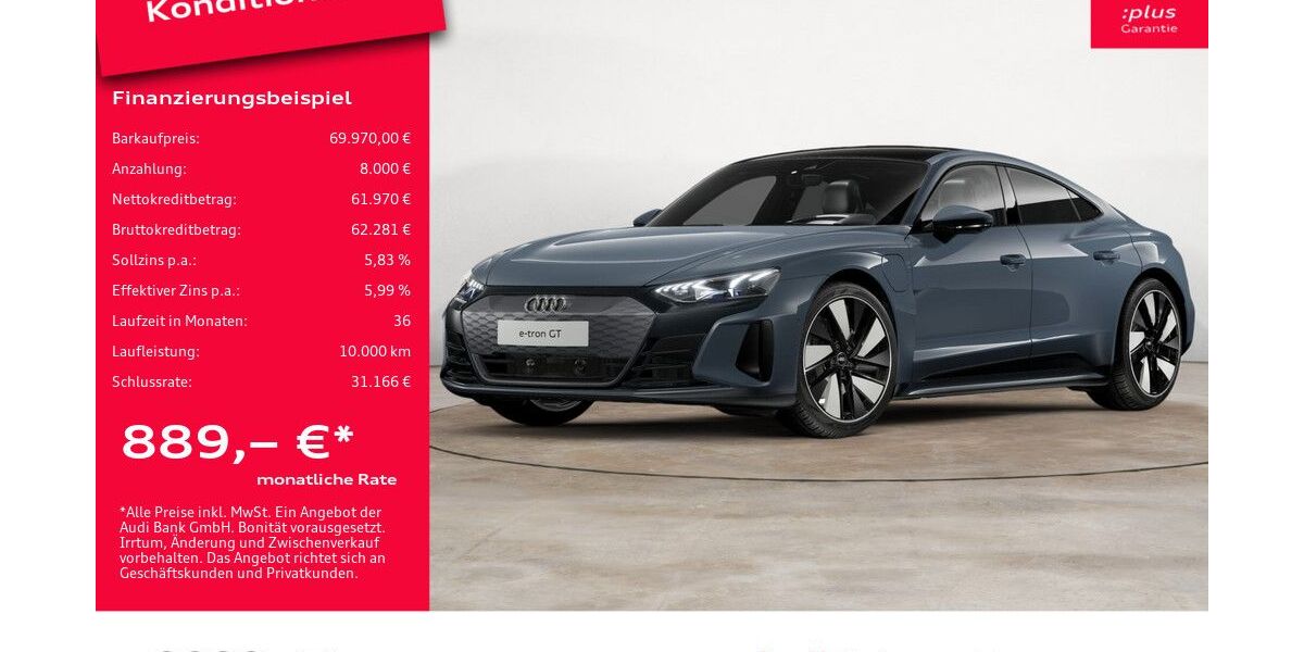 Audi e-tron GT 49.791 km 69.970 &euro; Potsdam 14482
