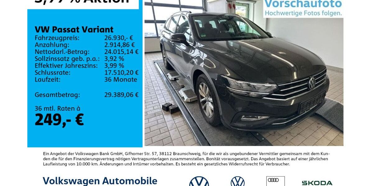 VW Passat 40.266 km 26.930 &euro; Leipzig 04178