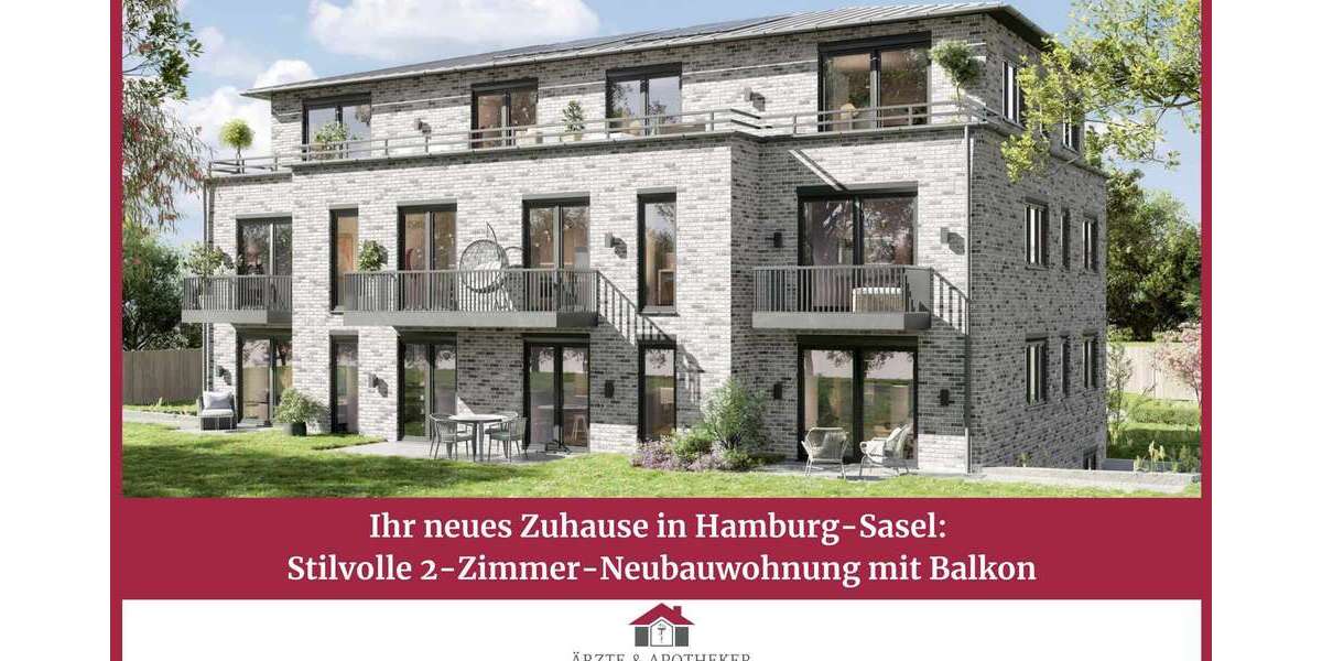 Etagenwohnung Hamburg Sasel Sasel - 2 Zimmer, 40 m&sup2;, 319.000&euro; | Angebot:27113054