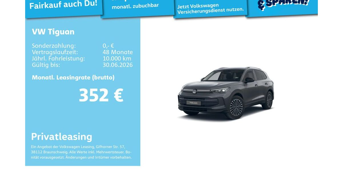 VW Tiguan 25.911 km 32.491 &euro; Mannheim 68309