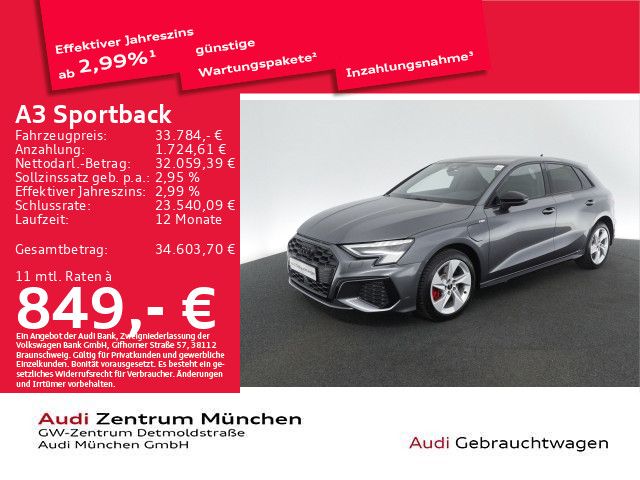 Audi A3 38.951 km 30.557 &euro; München 80935