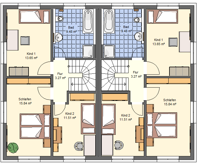 Doppelhaushälfte Berg bei Neumarkt in der Oberpfalz Berg - 5 Zimmer, 144 m&sup2;, 621.700&euro; | Angebot:25996083