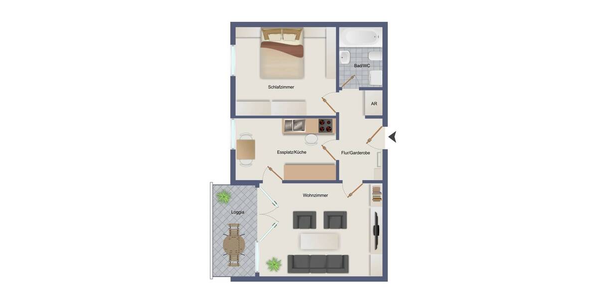 Etagenwohnung Mauth / Finsterau Finsterau - 2 Zimmer, 53 m&sup2;, 35.000&euro; | Angebot:26261698