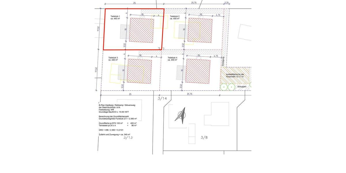 Grundstück Buchholz - 225.000&euro; | Angebot:25726556