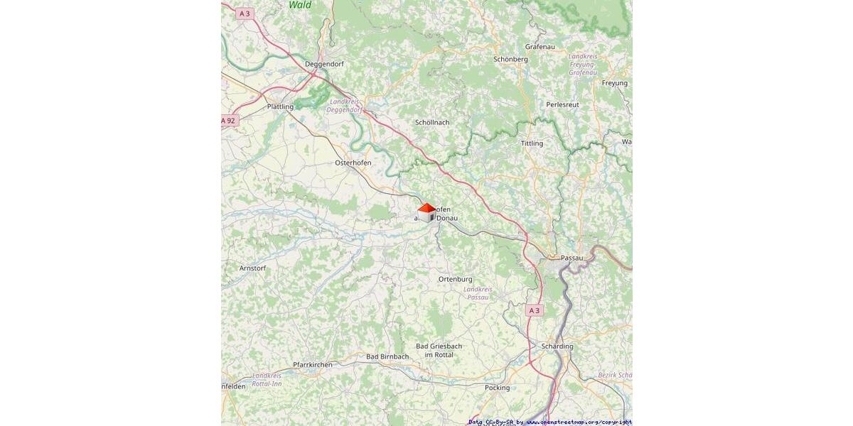 Etagenwohnung Vilshofen an der Donau - 2 Zimmer, 56 m&sup2;, 530&euro; | Angebot:26279404