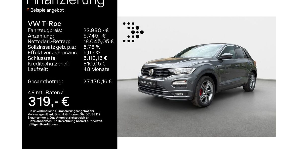 VW T-Roc 49.490 km 22.980 &euro; Ebern 96106