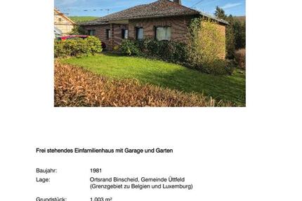 Haus Üttfeld - 8 Zimmer, 250 m&sup2;, 350.000&euro; | Angebot:26626391