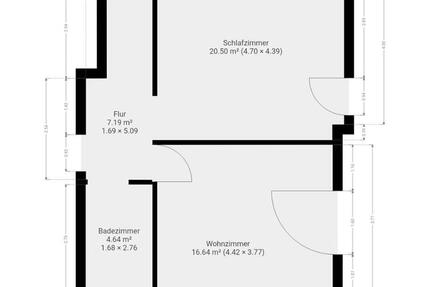 Wohnung Schmelz - 2 Zimmer, 40 m&sup2;, 480&euro; | Angebot:25350674