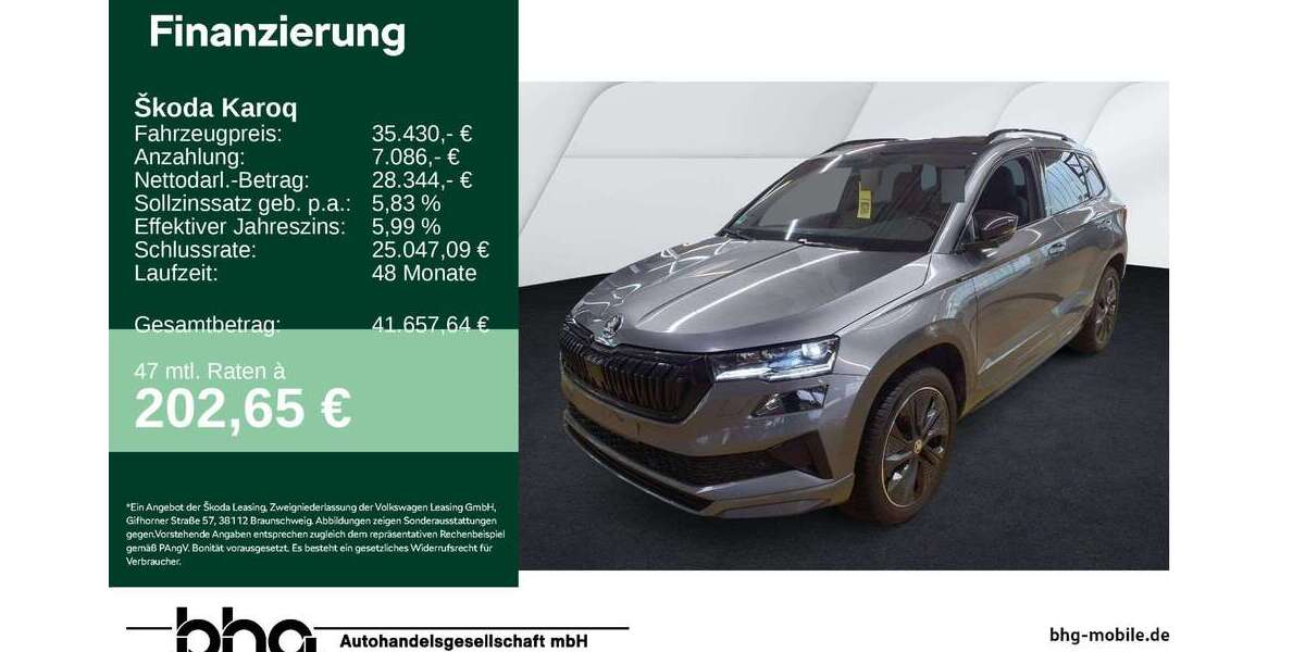 Skoda Karoq 18.881 km 35.430 &euro; Freudenstadt 72250