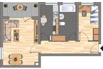 Etagenwohnung Haßloch - 2 Zimmer, 49 m&sup2;, 314&euro; | Angebot:26676359