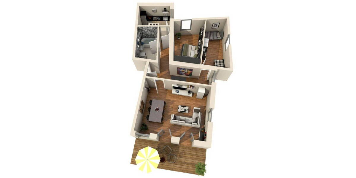 Etagenwohnung Goehren - 3 Zimmer, 88 m&sup2;, 280.000&euro; | Angebot:26330508