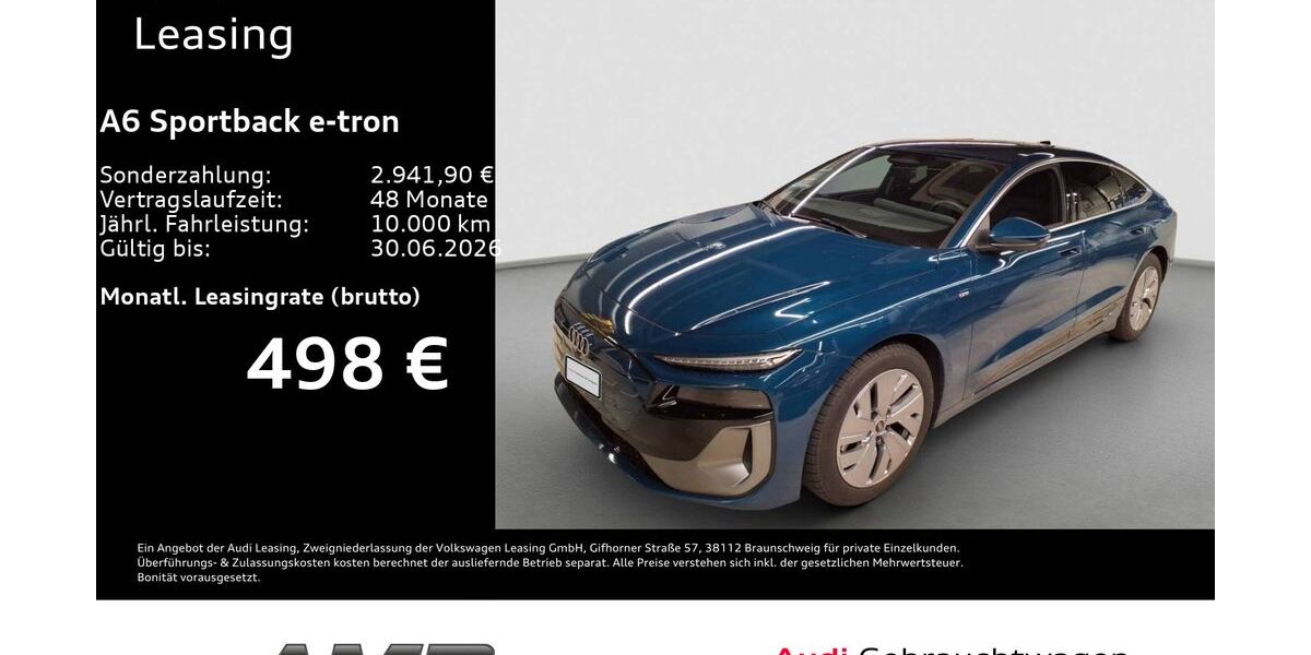 Audi A6 e-tron 8.590 km 53.980 &euro; Borna 04552