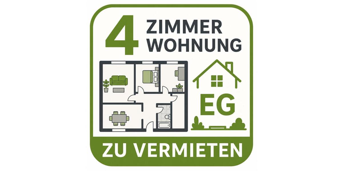 Erdgeschoßwohnung Sögel - 4 Zimmer, 90 m&sup2;, 800&euro; | Angebot:26406943