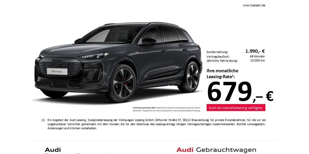 Audi Q6 e-tron 16.797 km 67.911 &euro; Dortmund 44143