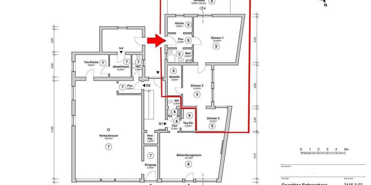 Terrassenwohnung Wedel Altstadt - 2 Zimmer, 75 m&sup2;, 248.000&euro; | Angebot:24846352