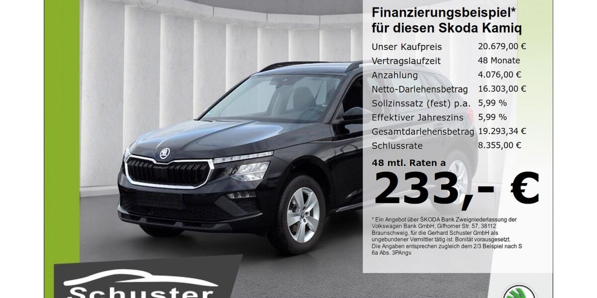 Skoda Kamiq 7.107 km 19.980 &euro; Ruhstorf 94099