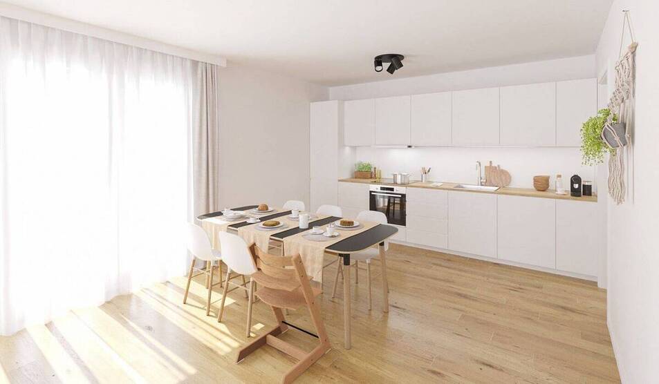 Helle Wohnung mit Balkon zum Garten 4 zimmer