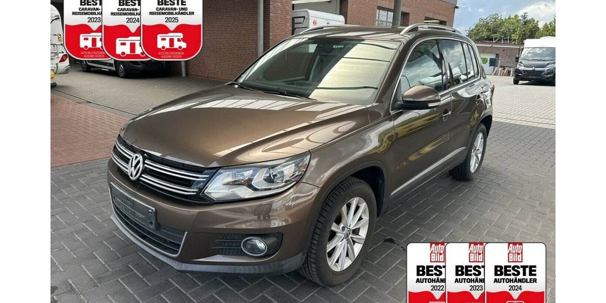 VW Tiguan 2,0 TDi +AHK schwenkbar+Sitzheizung+Parktro 113.500 km 8.990 &euro; Jaderberg 26349