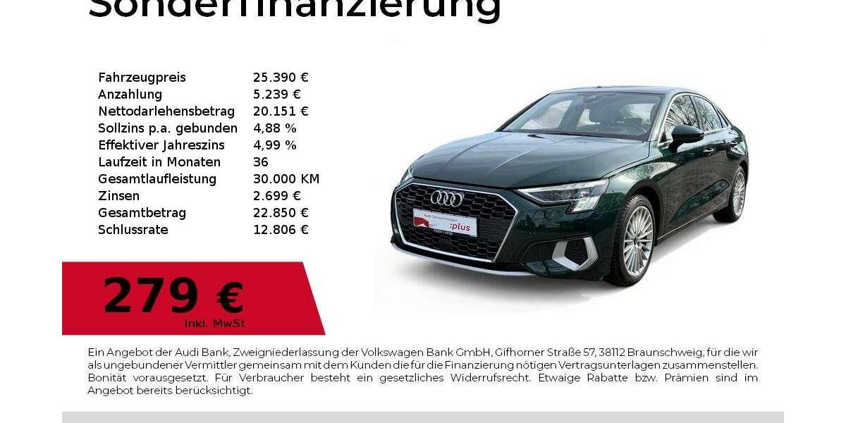 Audi A3 73.392 km 25.390 &euro; Dessau 06842