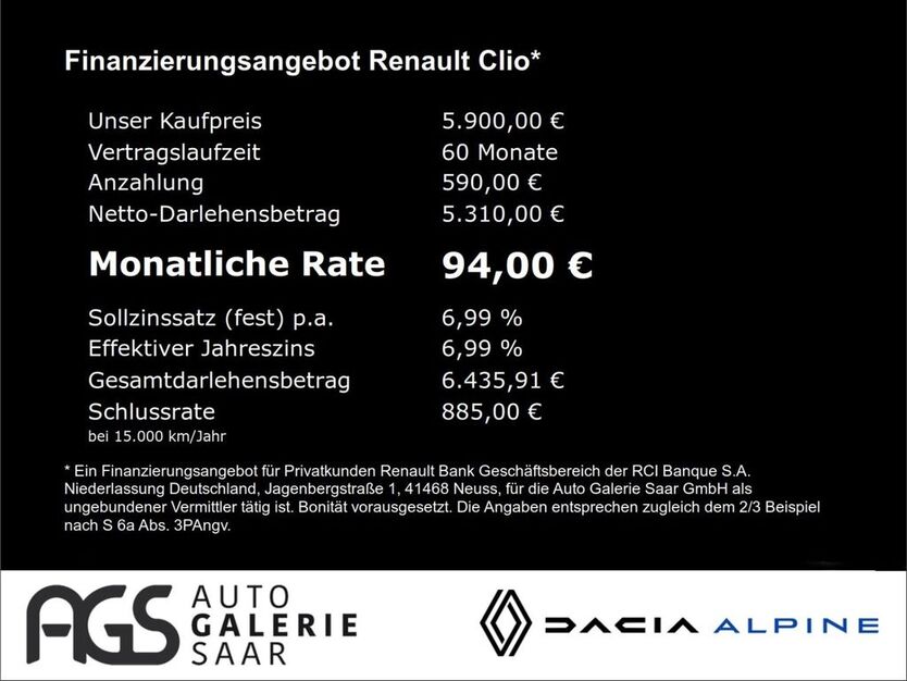 Renault Clio 146.700 km 5.900 € Saarbrücken 66115