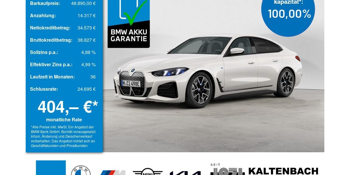 BMW i4 34.265 km 48.890 &euro; Olpe 57462