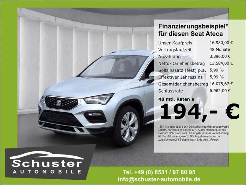 Seat Ateca 150.000 km 16.980 € Ruhstorf 94099