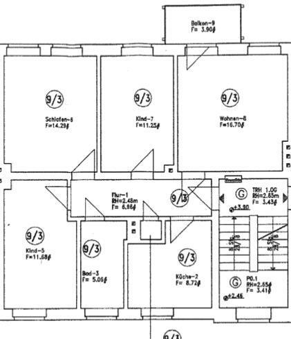 Etagenwohnung Riesa - 4 Zimmer, 74 m&sup2;, 110.000&euro; | Angebot:26828055