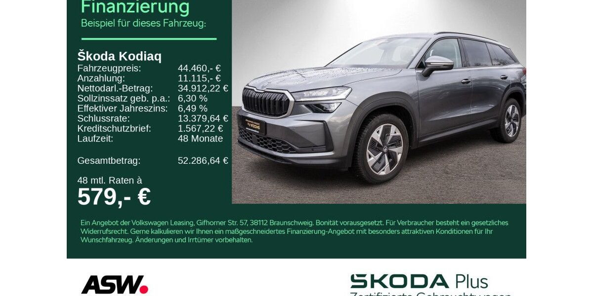 Skoda Kodiaq 24.800 km 43.590 &euro; Heilbronn 74076