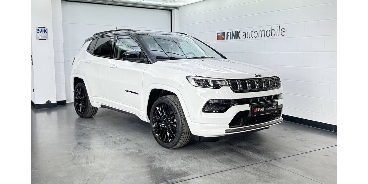 Jeep Compass S Plug-IN Hybrid 4WD 1.Hand Anhängerkplg 43.400 km 24.720 &euro; Lich 35423