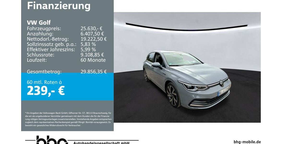 VW Golf 16.447 km 25.630 &euro; Durmersheim 76448