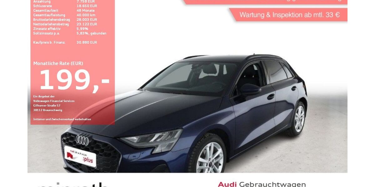 Audi A3 8.977 km 29.880 &euro; Moers-Hülsdonk 47441